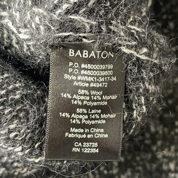 Aritzia Babaton Javier Cardigan Sweater Cocoon Open Front - Picture 2 of 8